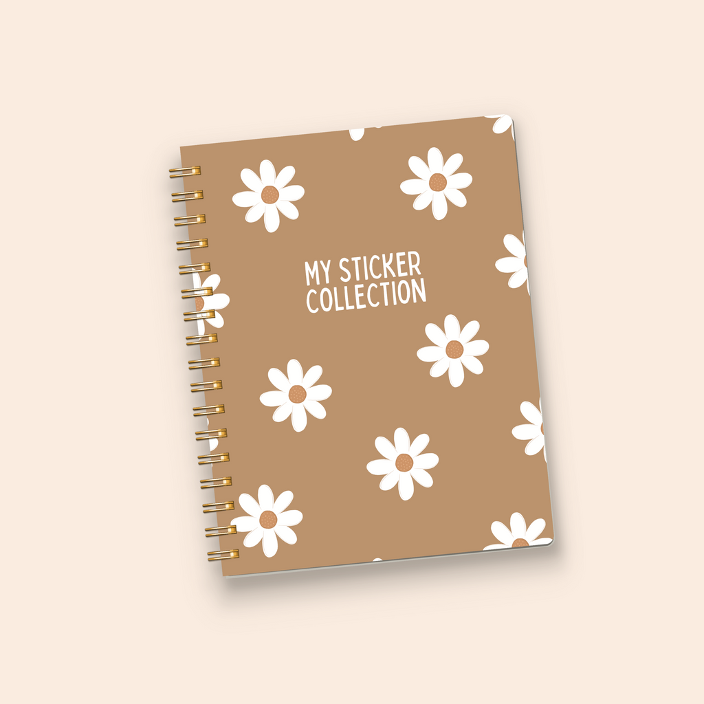 Daisy Sticker Book- For Sticker Collecting