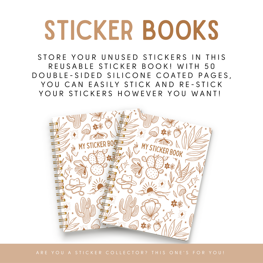 Doodle Sticker Book- For Sticker Collecting