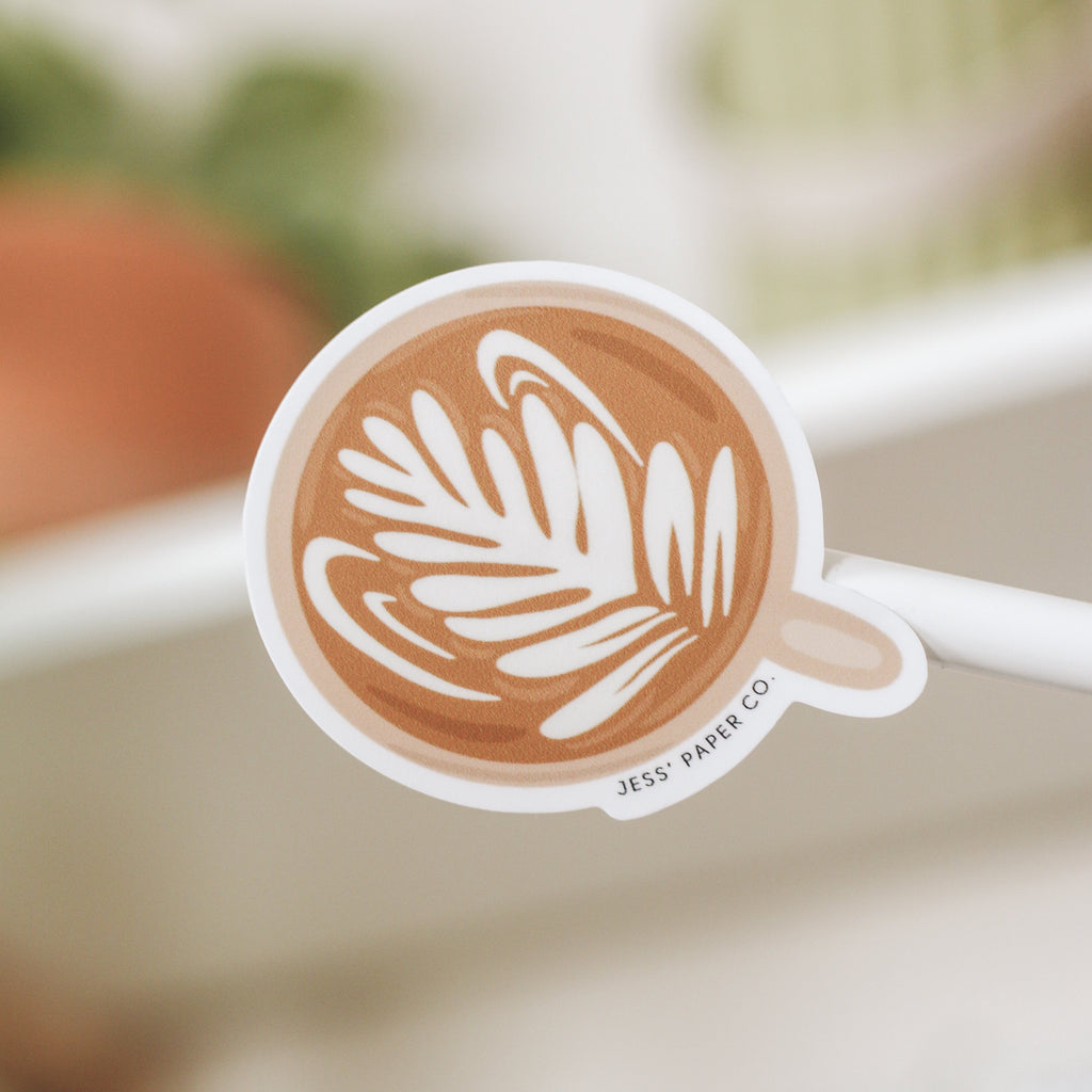 Latte Sticker