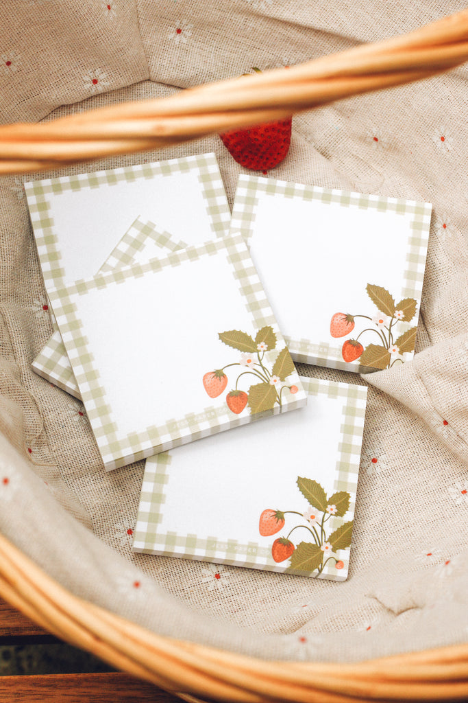 Strawberry Sticky Notes