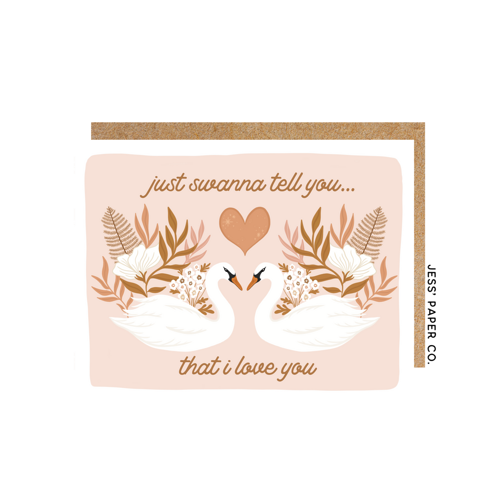 Swan Love Card