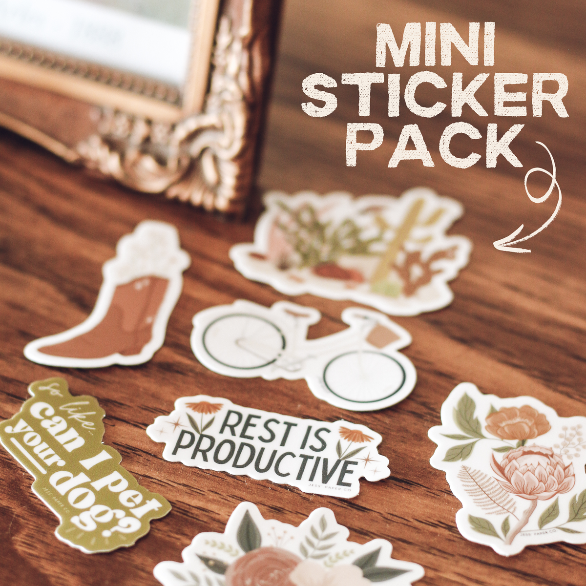 Mini Sticker Pack | Jess' Paper Co.