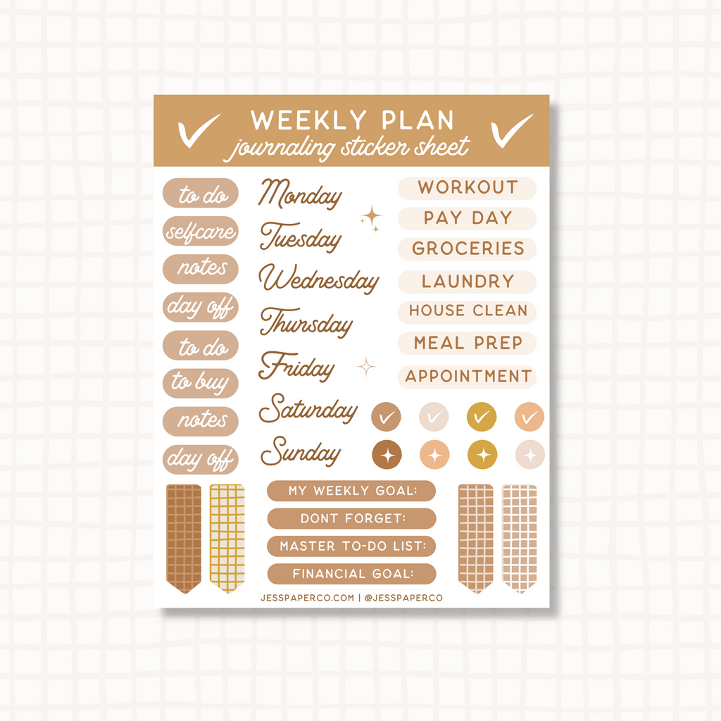Sticker Sheets | Jess' Paper Co.