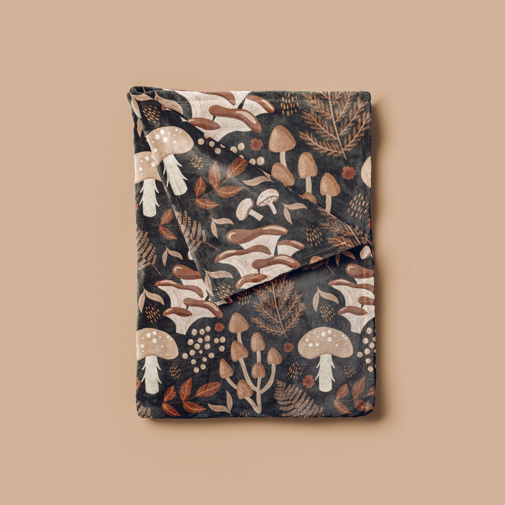 Black Forest Botanical Fleece Blanket