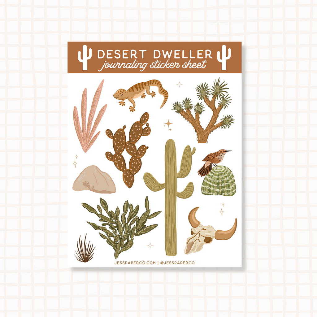 Desert Dweller Sticker Sheet