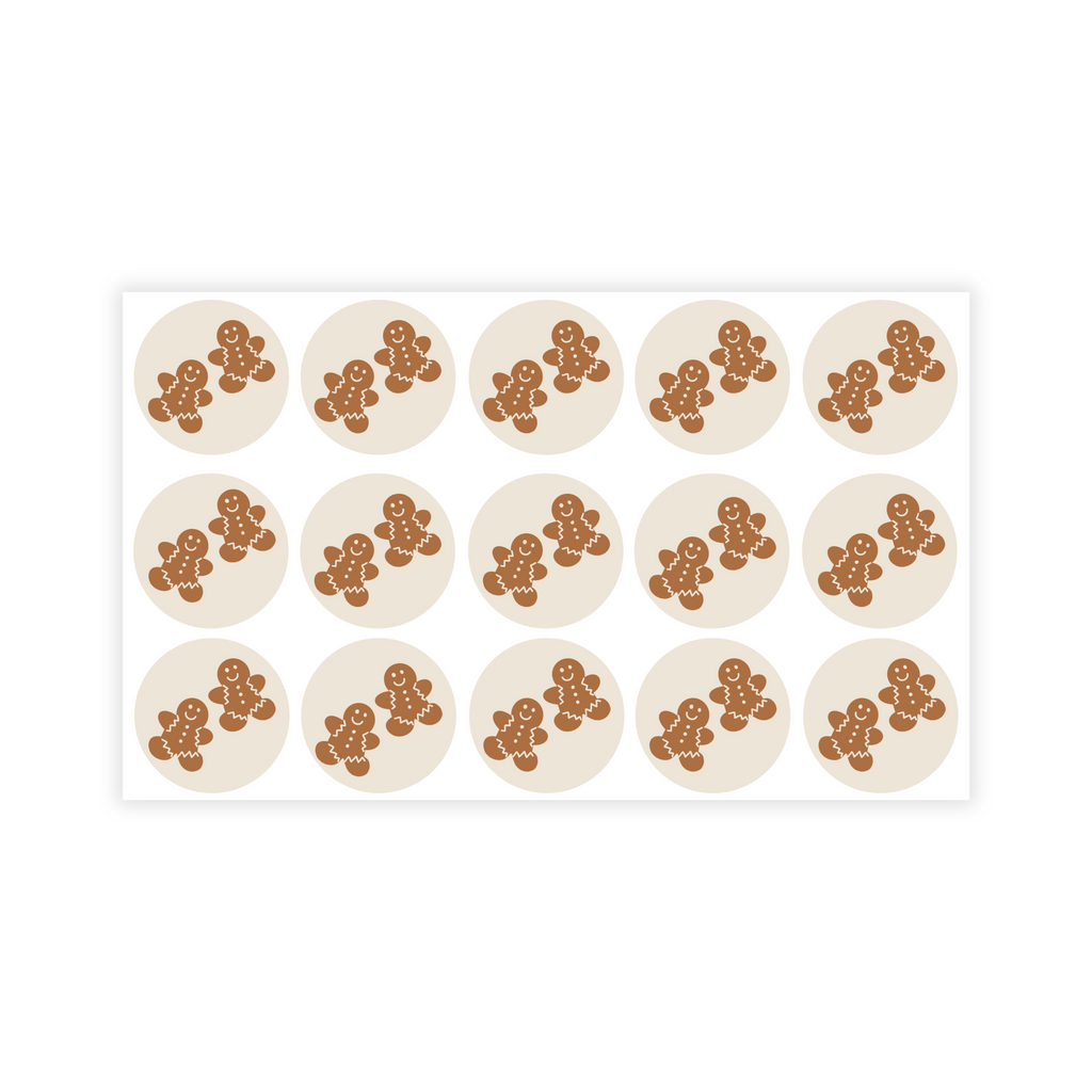 Gingerbread Envelope Seals