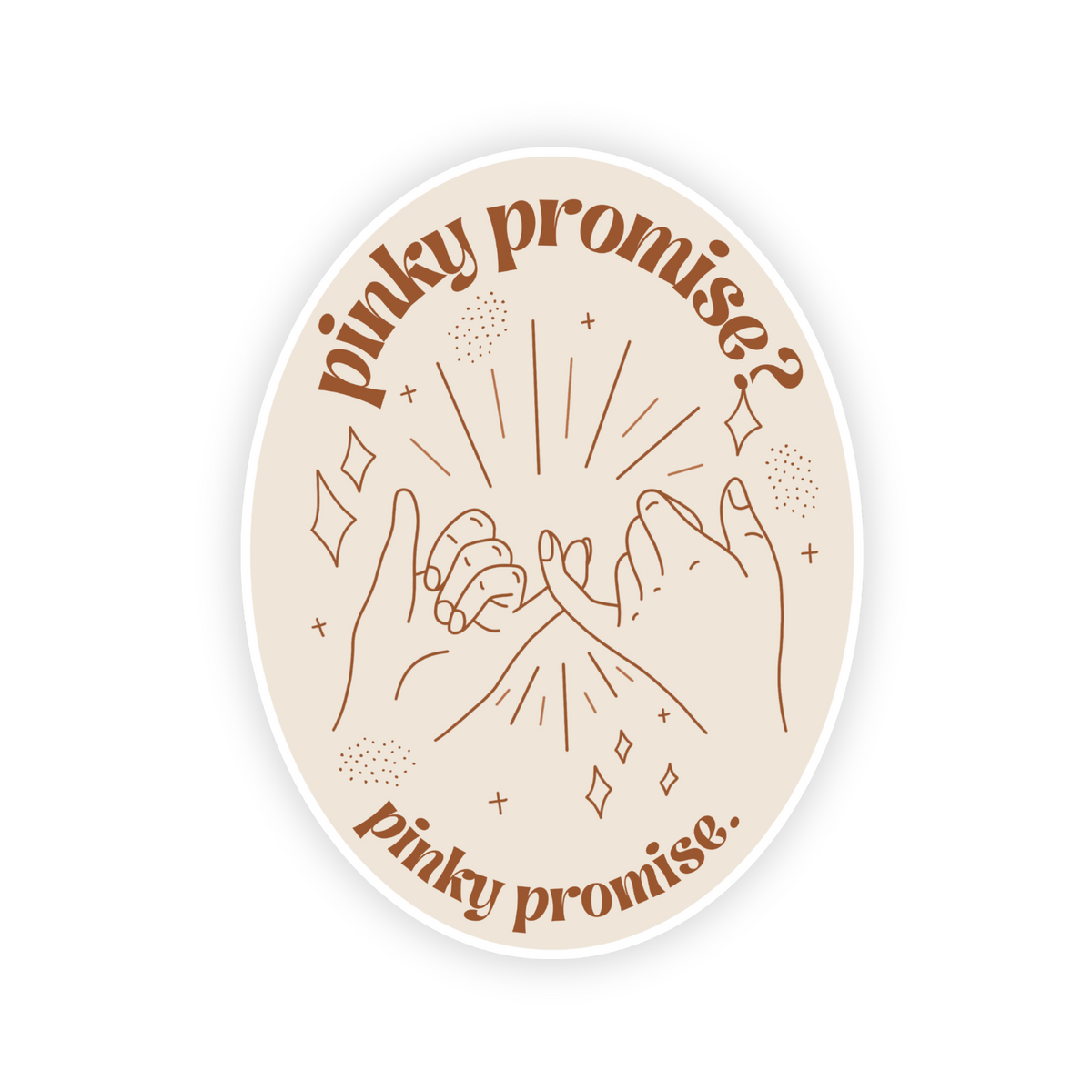 Pinky Promise Sticker | Jess' Paper Co.