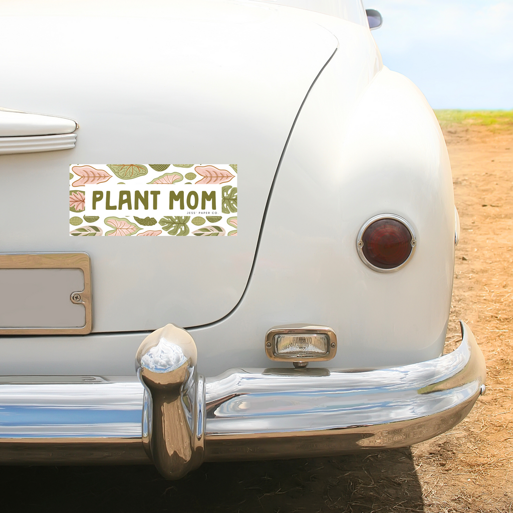 Plant Mom Bumper Sticker