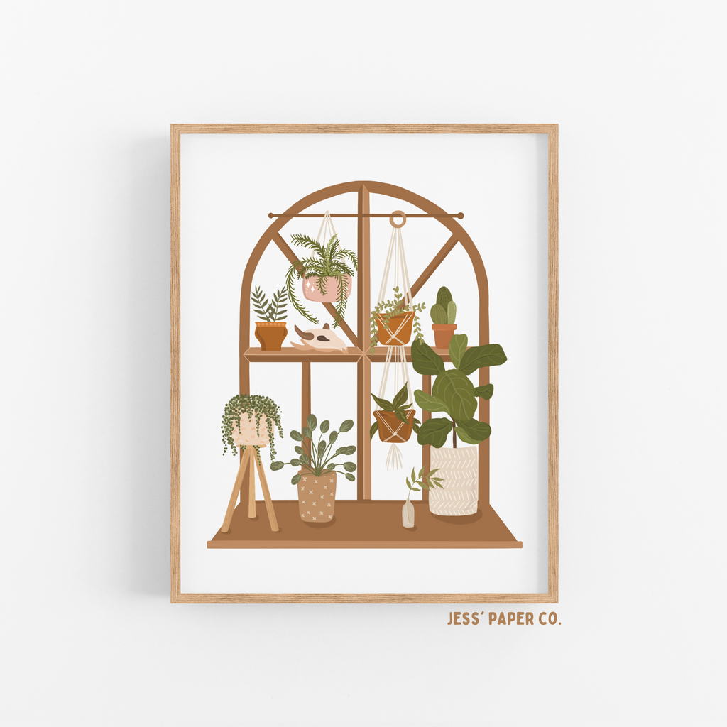 Plant Window Print