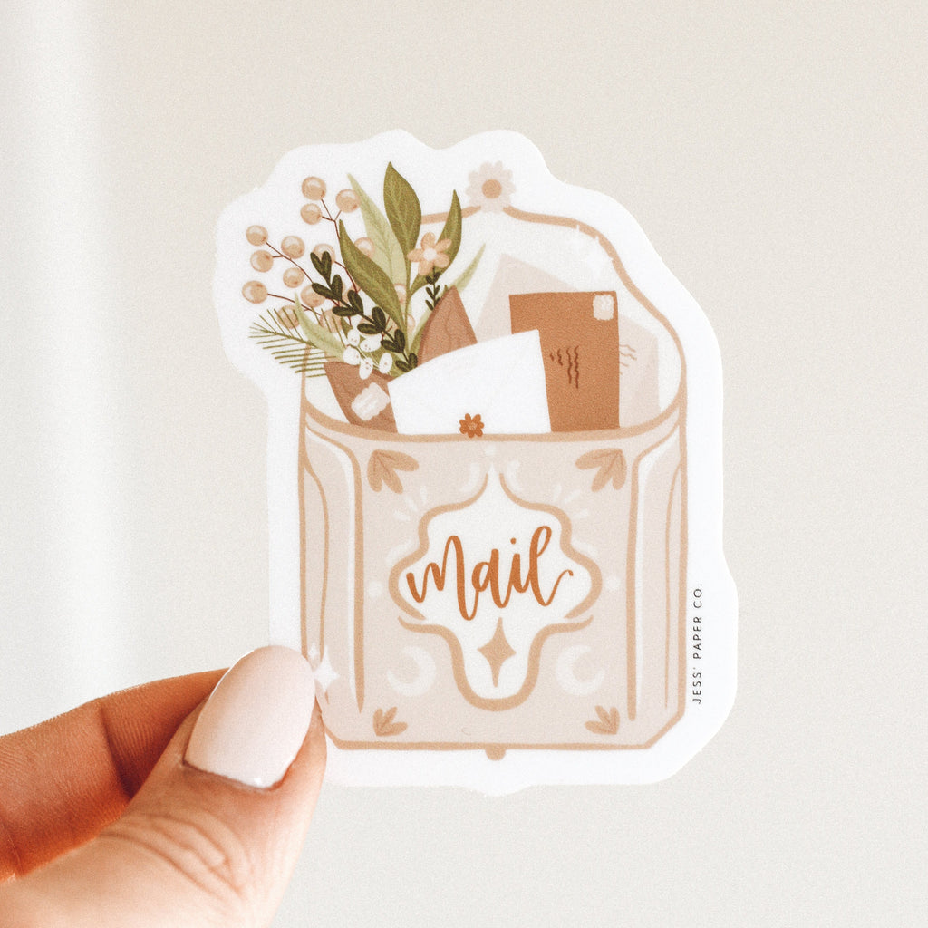 Po Box Sticker Mailbox Sticker | Jess' Paper Co.
