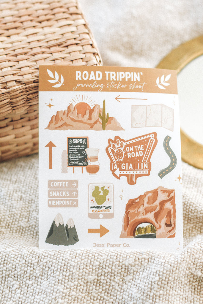 Roadtrippin' Sticker Sheet