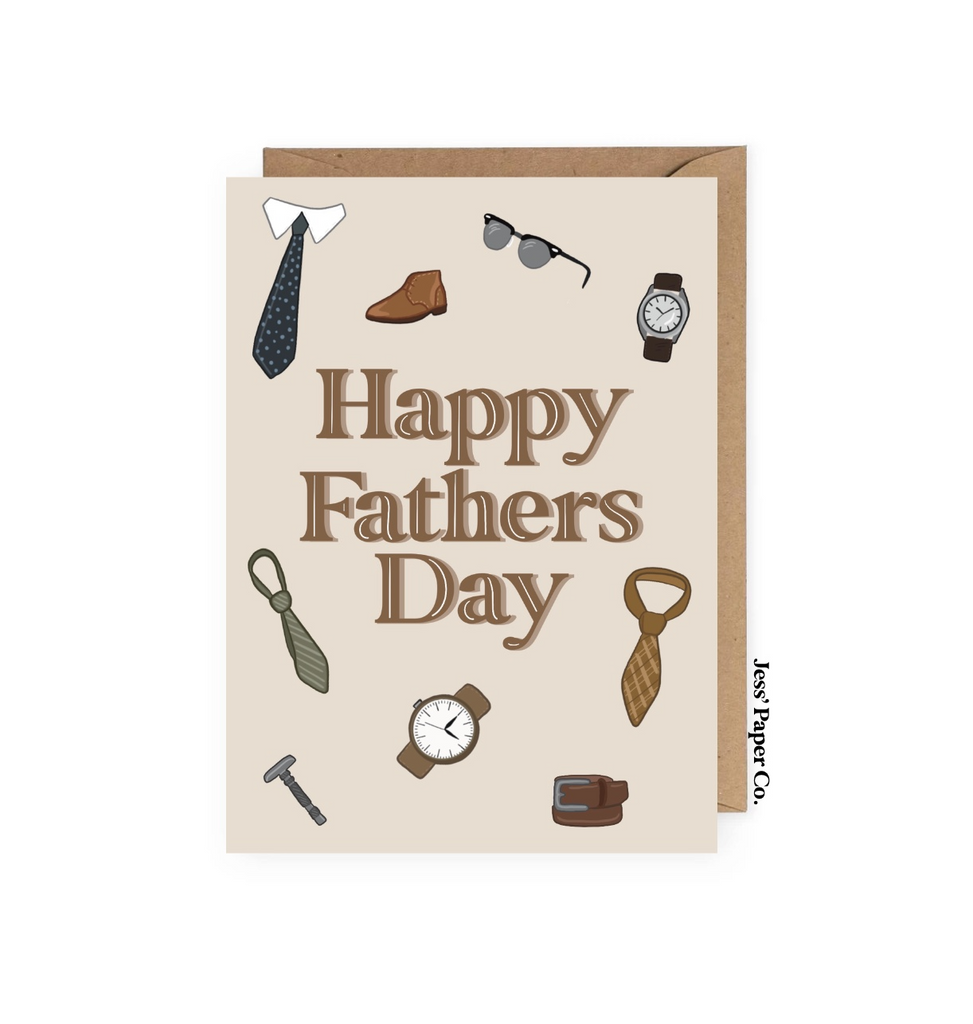 Mens Accessories Fathers Day Card
