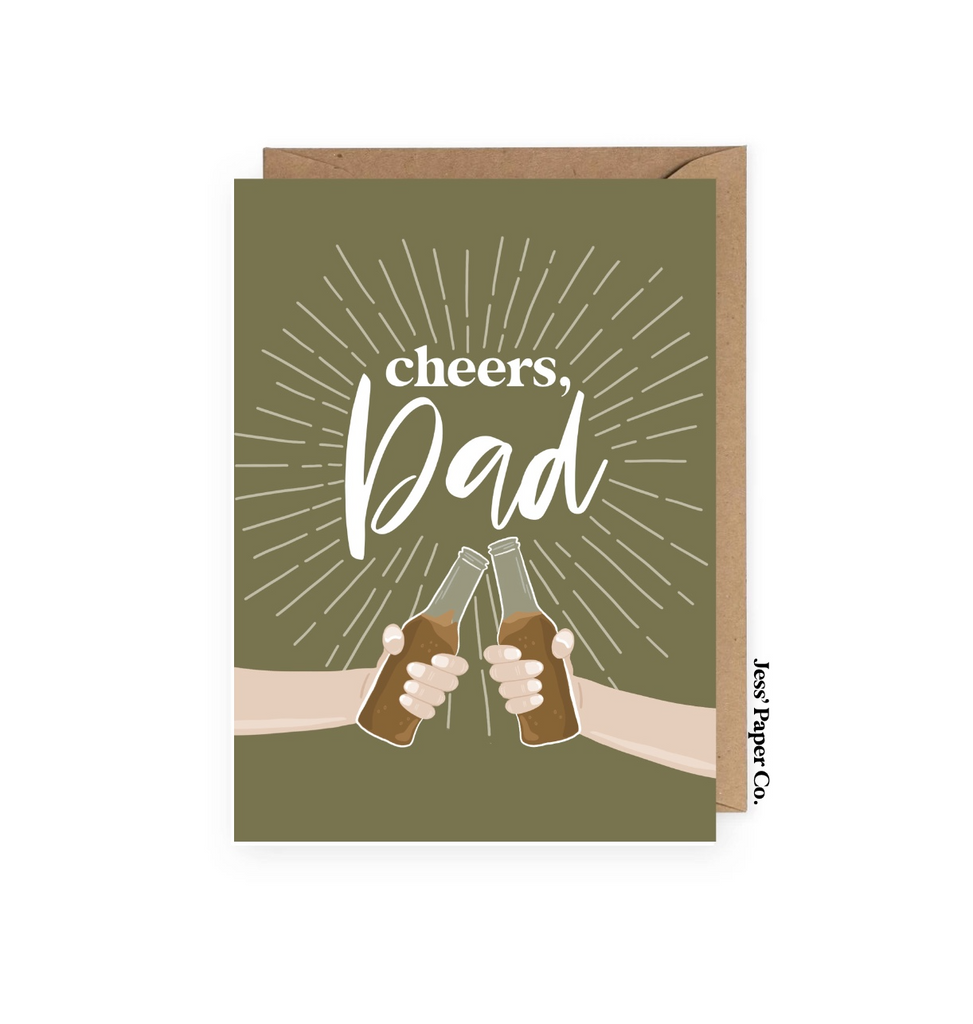 Cheers, Dad Fathers Day Card