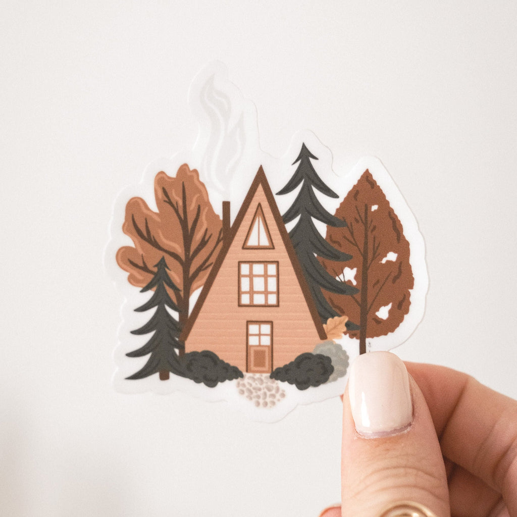 Fall Cabin Sticker