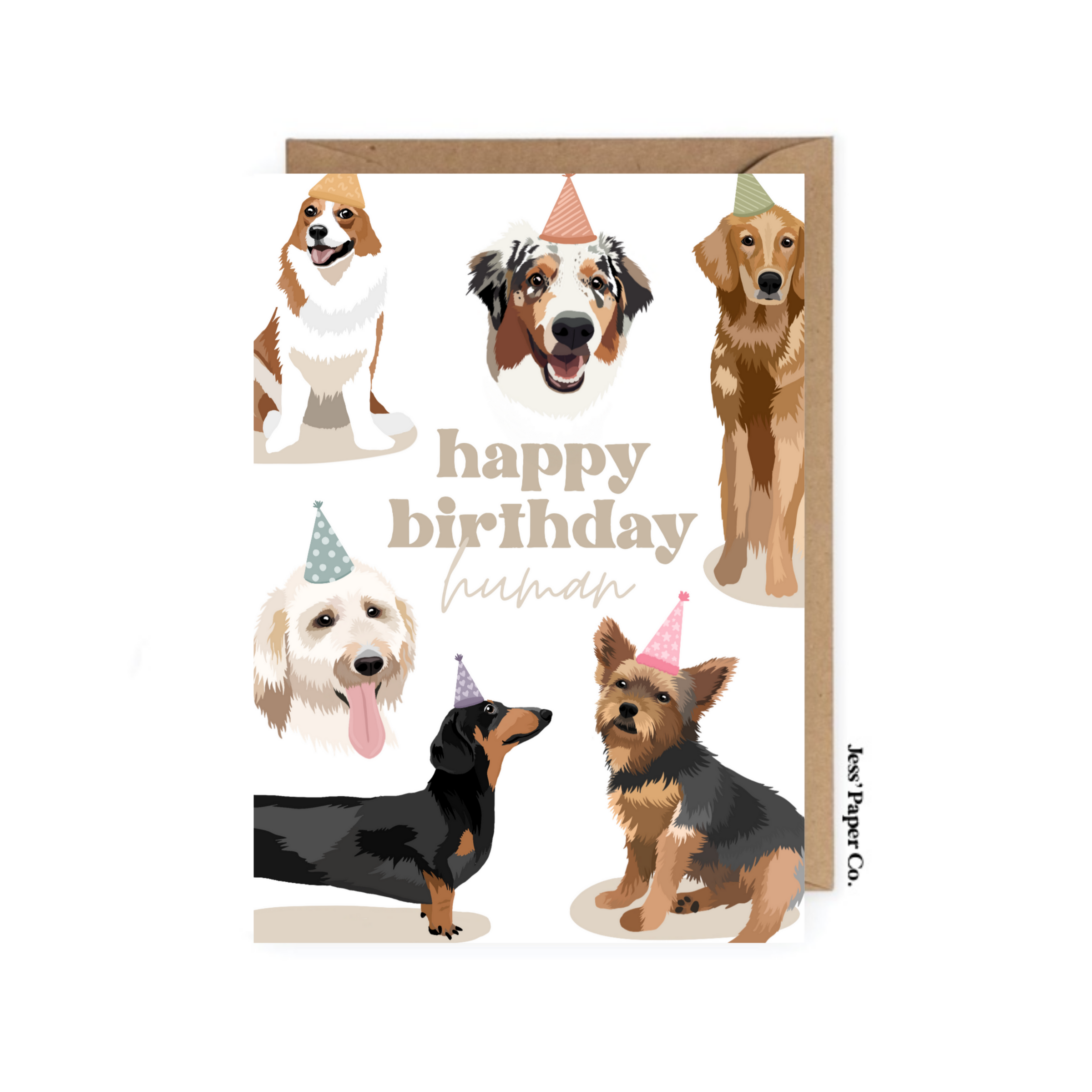 Happy Birthday Dog Lover Card Jess Paper Co